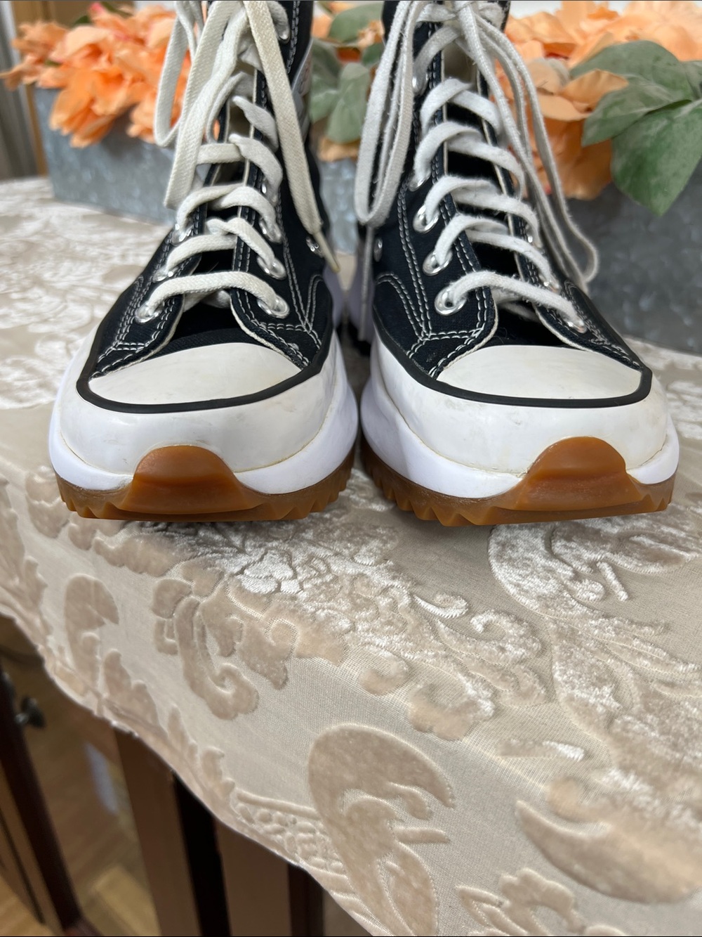 Converse Run Star Hike HIGH Top Unisex Sneakers 166800C Black Canvas - Picture 4 of 11